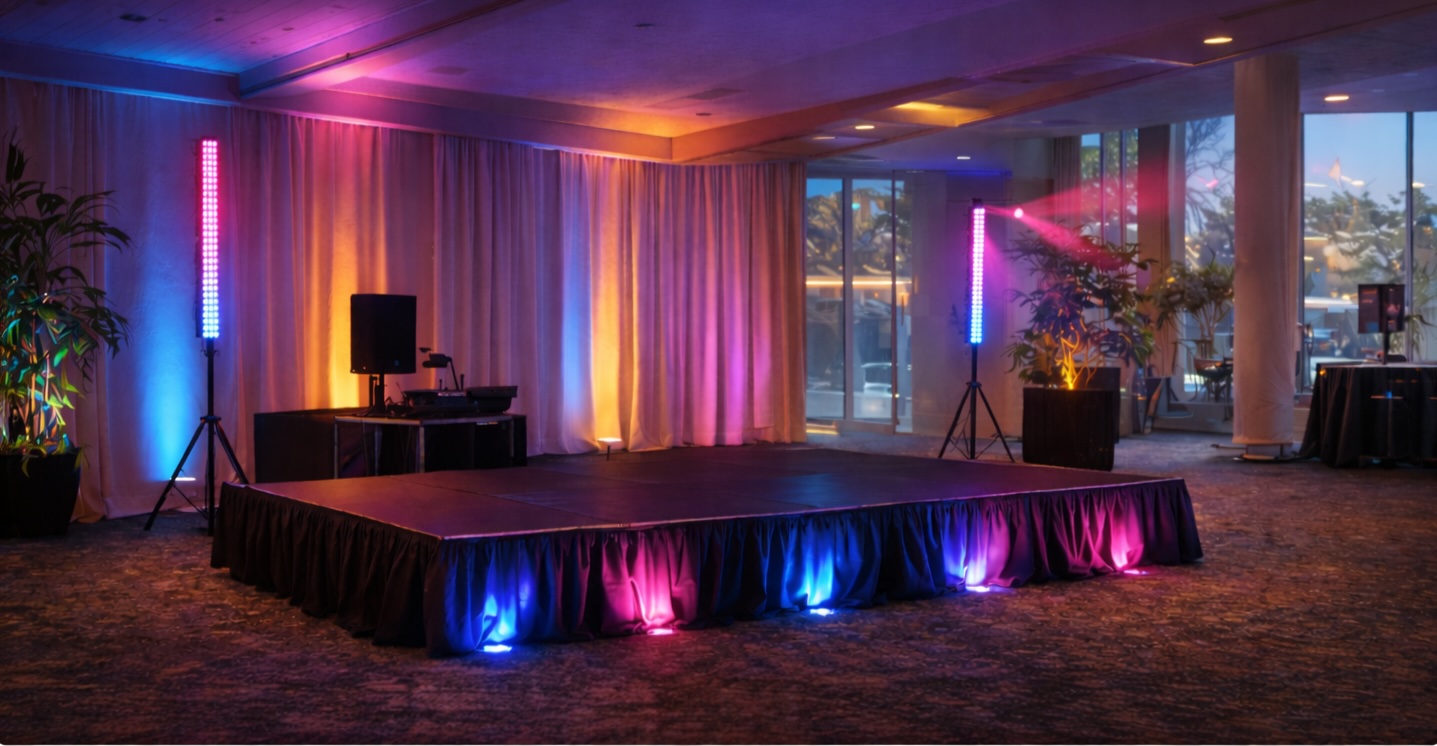 Dynamic live-operated DMX lighting Charlotte NC